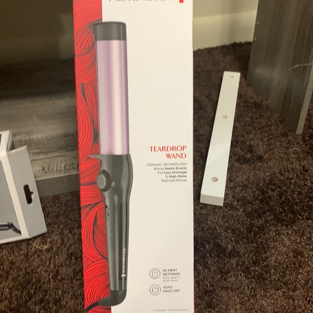 New in box Remington hair curling rod